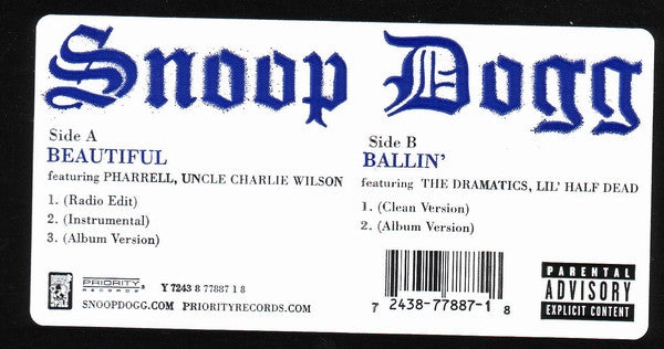 Snoop Dogg - Beautiful / Ballin'