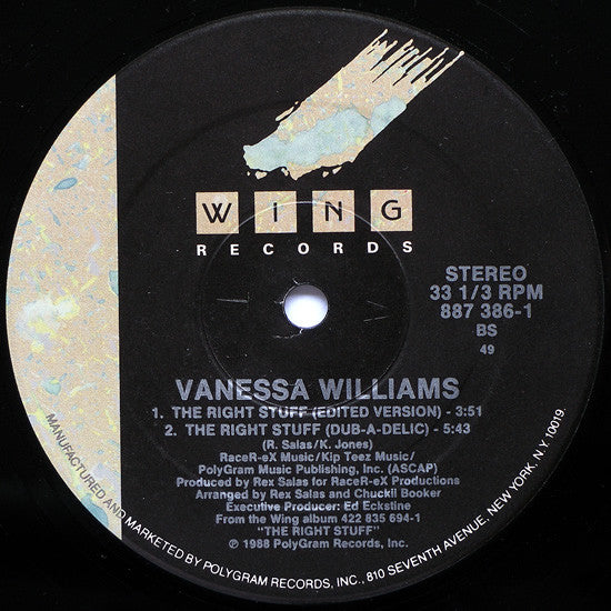 Vanessa Williams - The Right Stuff
