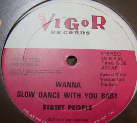 Street People - I Wanna Spend My Whole Life With You