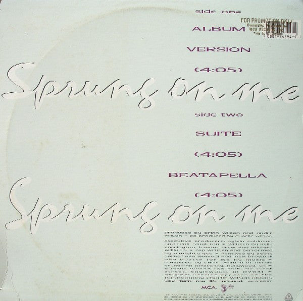 Charlie Wilson - Sprung On Me