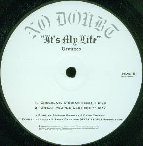 No Doubt - It's My Life (Remixes)