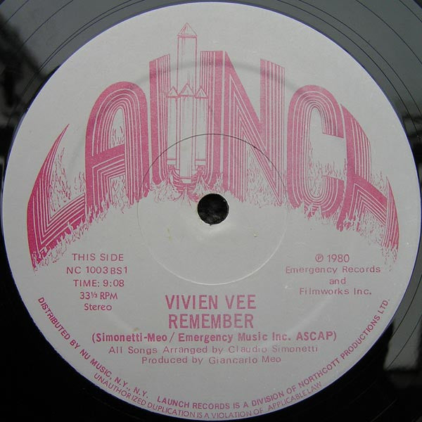 Vivien Vee - Give Me A Break / Remember