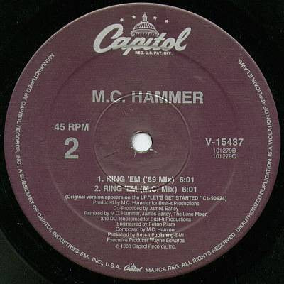 MC Hammer - Turn This Mutha Out / Ring 'Em