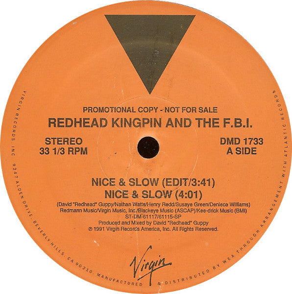 Redhead Kingpin And The FBI - Nice & Slow