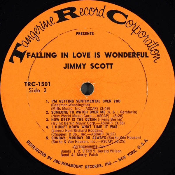Jimmy Scott - Falling In Love Is Wonderful