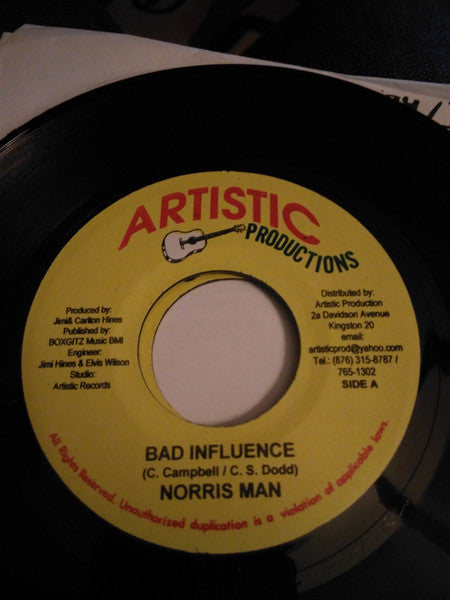 Norrisman - Bad Influence / Can´t Live For Yourself