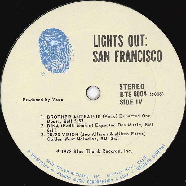 Various - Lights Out: San Francisco (Voco Presents The Soul Of The Bay Area)