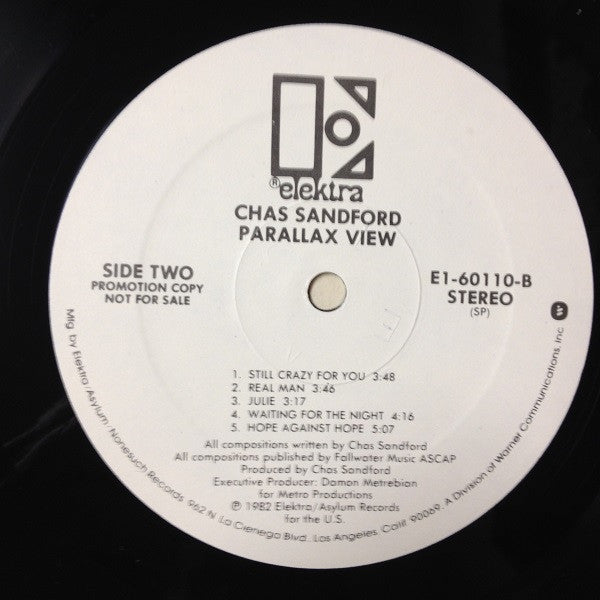 Chas Sandford - Parallax View