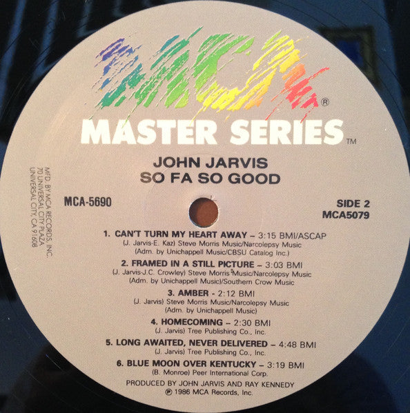 John Jarvis - So Fa So Good
