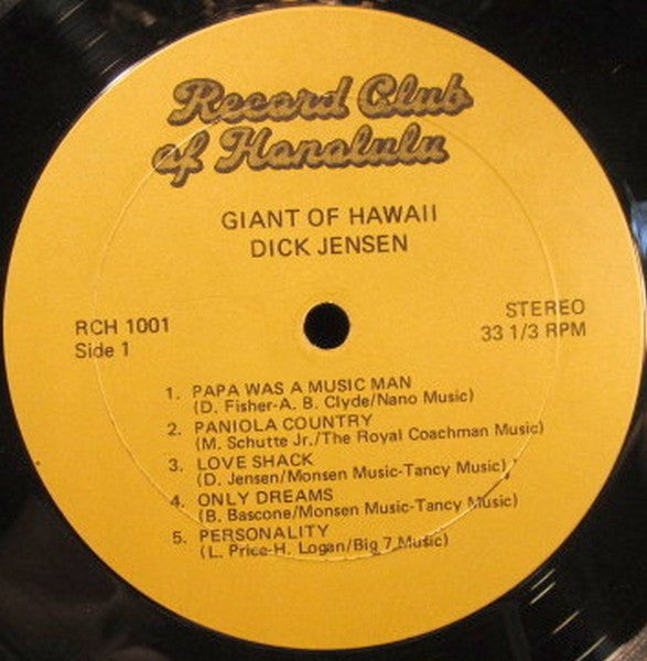 Dick Jensen - Giant Of Hawaii