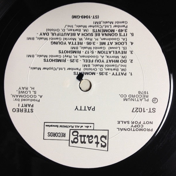 Various - Patty (The Original Soundtrack Recording)