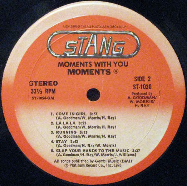 Moments, The - Moments With You