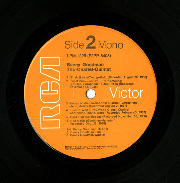 Benny Goodman Trio - Trio-Quartet-Quintet