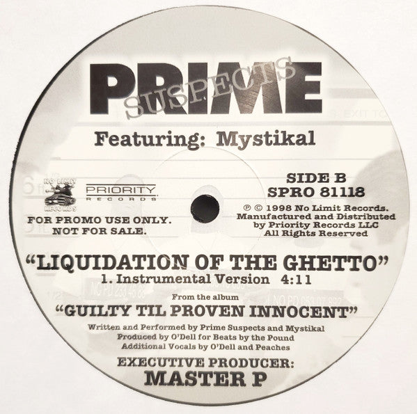 Prime Suspects - Liquidation Of The Ghetto