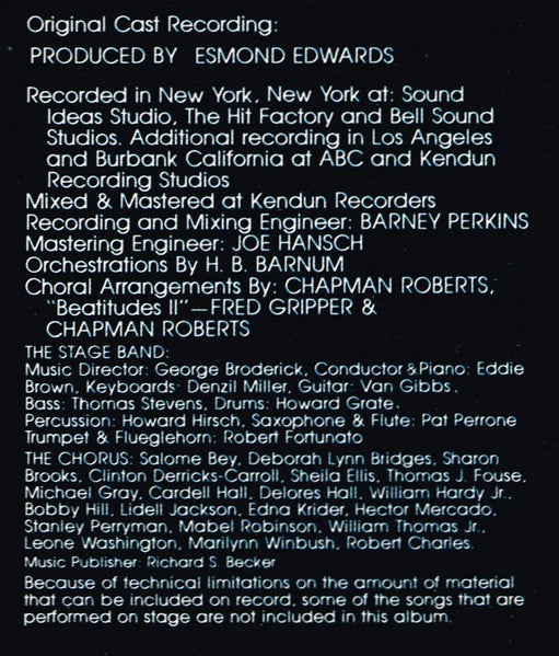 Your Arms Too Short To Box With God (Original Broadway Cast)