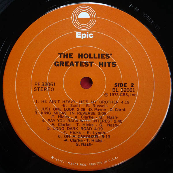 The Hollies - The Hollies' Greatest Hits