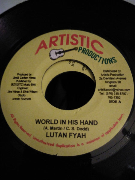 Lutan Fyah - World In His Hand / Can't Live For Yourself