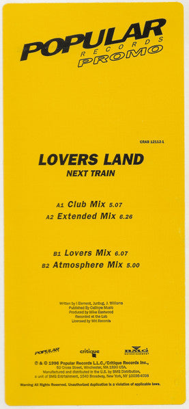 Lovers' Land - Next Train