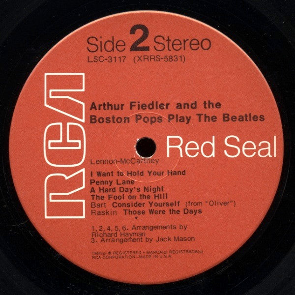 Arthur Fiedler - Play The Beatles