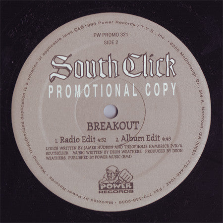 South Click - Rebel Slave / Breakout