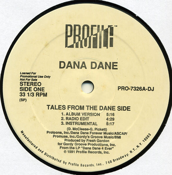 Dana Dane - Tales From The Dane Side