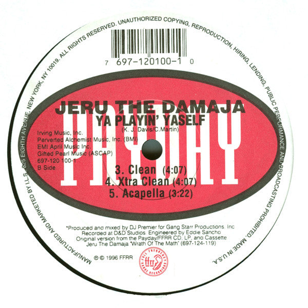 Jeru The Damaja - Ya Playin' Yaself