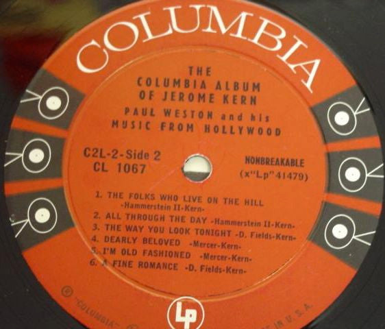 Paul Weston And His Music From Hollywood - The Columbia Album Of Jerome Kern
