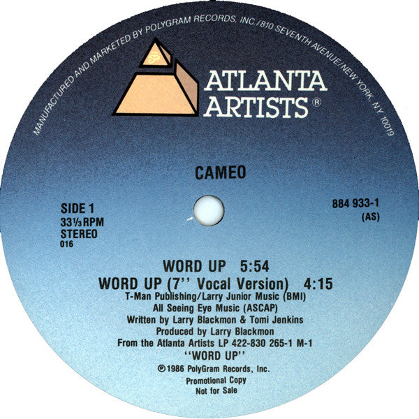 Cameo - Word Up