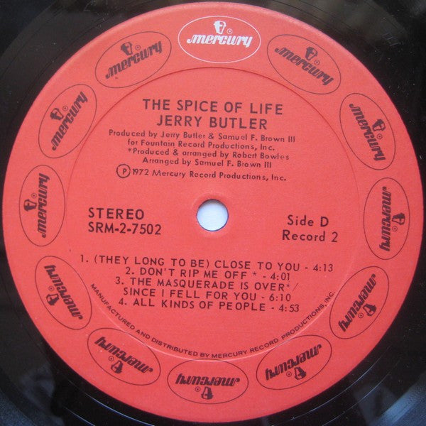 Jerry Butler - The Spice Of Life