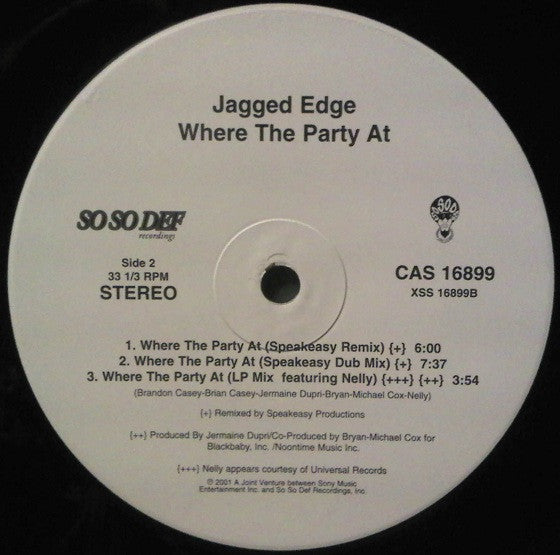 Jagged Edge (2) - Where The Party At