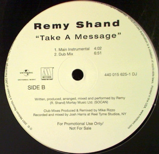 Remy Shand - Take A Message