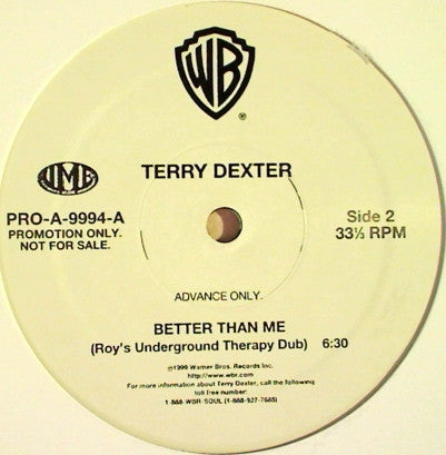 Terry Dexter - Better Than Me