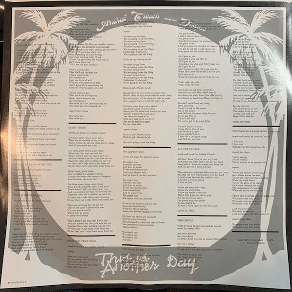 Andraé Crouch & The Disciples - This Is Another Day