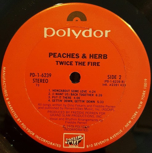 Peaches & Herb - Twice The Fire