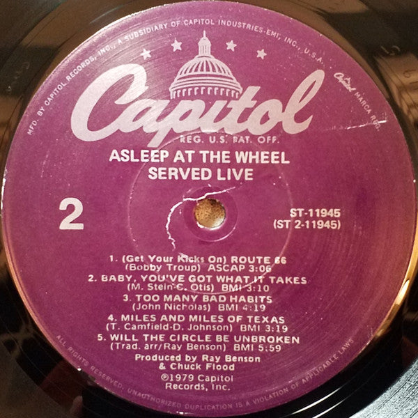 Asleep At The Wheel - Served Live