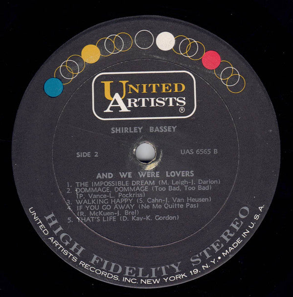 Shirley Bassey - And We Were Lovers