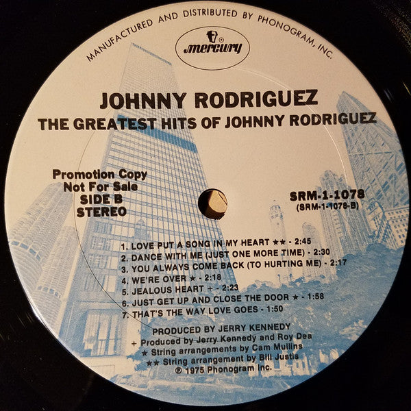 Johnny Rodriguez (4) - The Greatest Hits Of Johnny Rodriguez