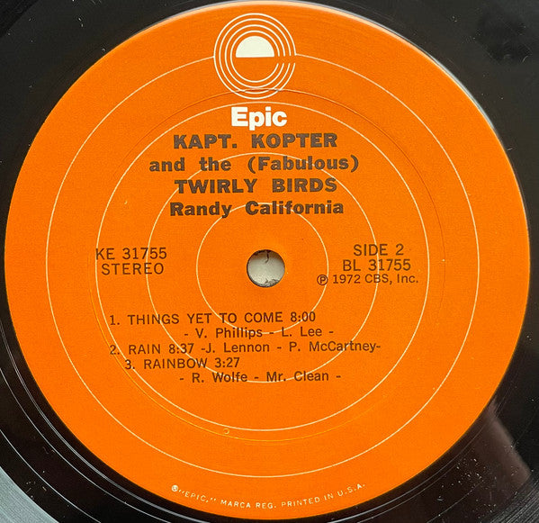 Randy California - Kapt. Kopter And The (Fabulous) Twirly Birds