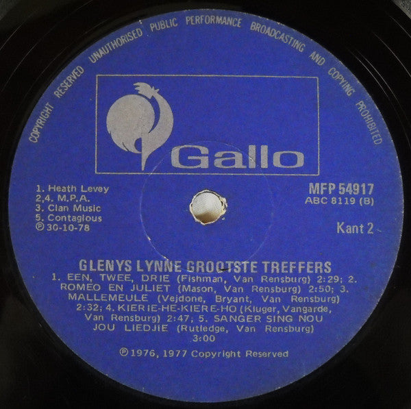 Glenys Lynne - Grootste Treffers (Greatest Hits)
