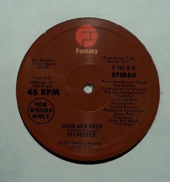 Sylvester - Down, Down, Down / Over And Over