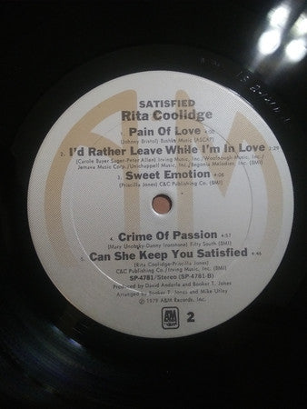 Rita Coolidge - Satisfied
