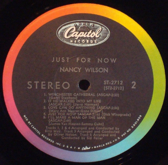 Nancy Wilson - Just For Now