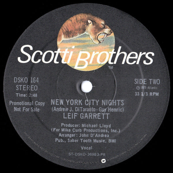 Leif Garrett - Feel The Need / New York City Nights