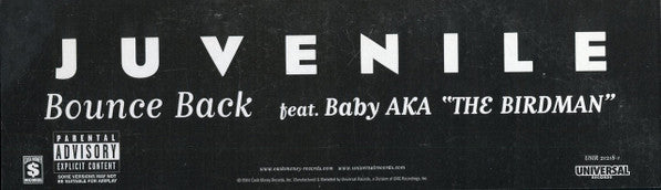 Juvenile (2) - Bounce Back