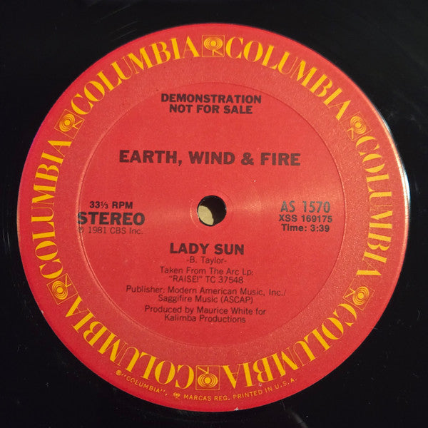 Earth, Wind & Fire - Fall In Love With Me / Lady Sun