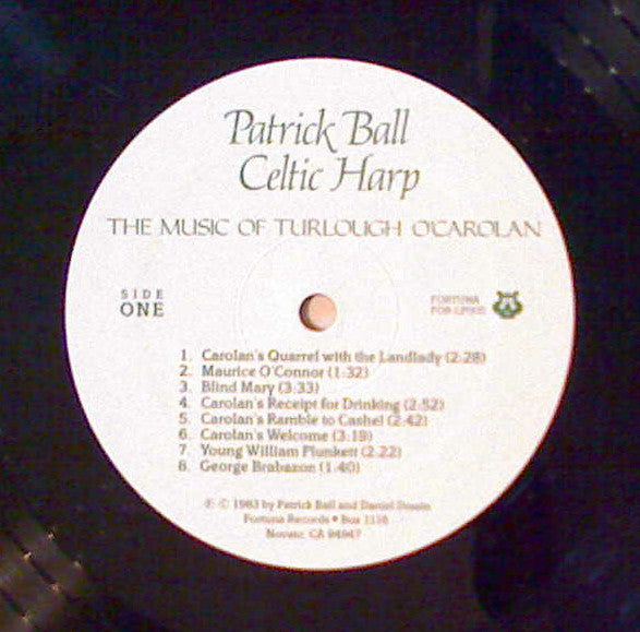 Patrick Ball - Celtic Harp: The Music Of Turlough O'Carolan