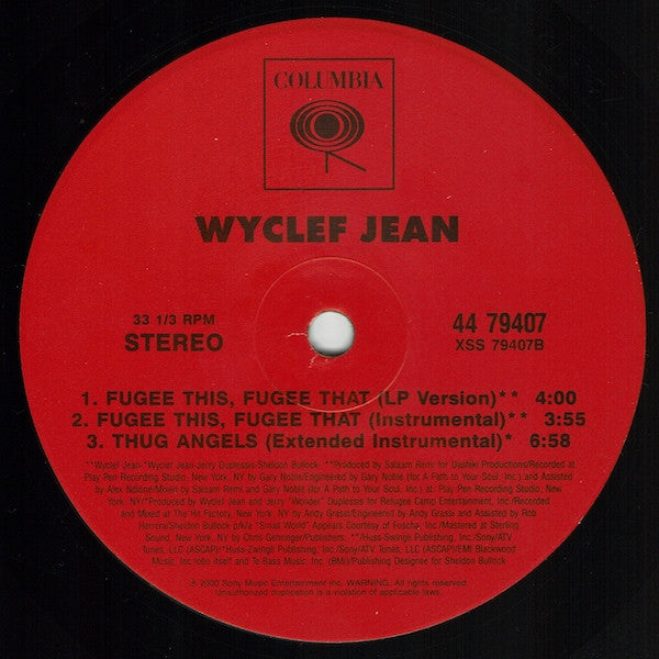 Wyclef Jean - Thug Angels