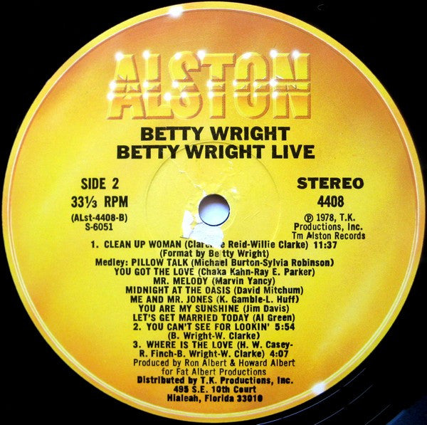 Betty Wright - Betty Wright Live