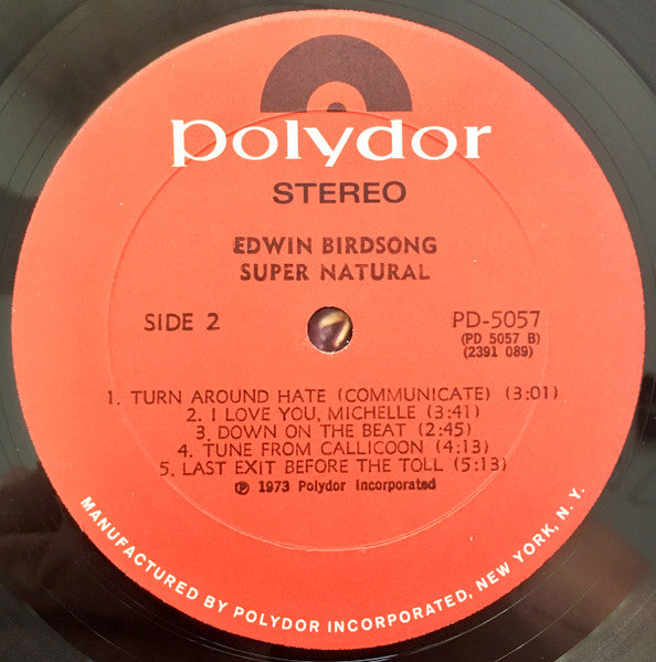Edwin Birdsong - Super Natural