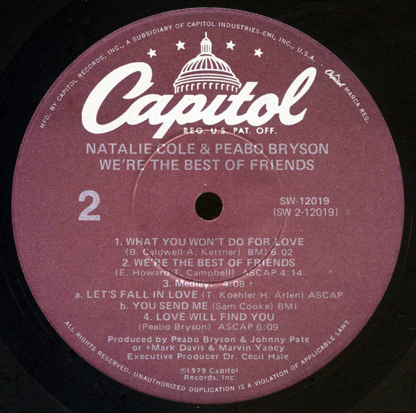 Natalie Cole - We're The Best Of Friends